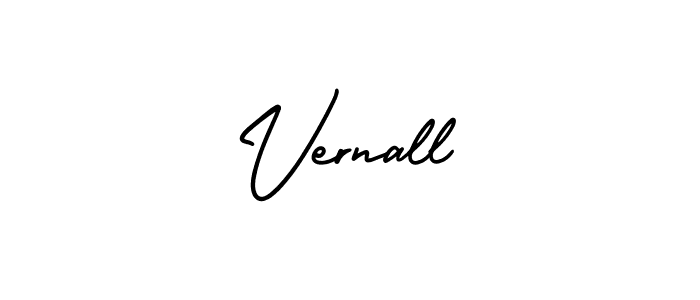 Best and Professional Signature Style for Vernall. AmerikaSignatureDemo-Regular Best Signature Style Collection. Vernall signature style 3 images and pictures png
