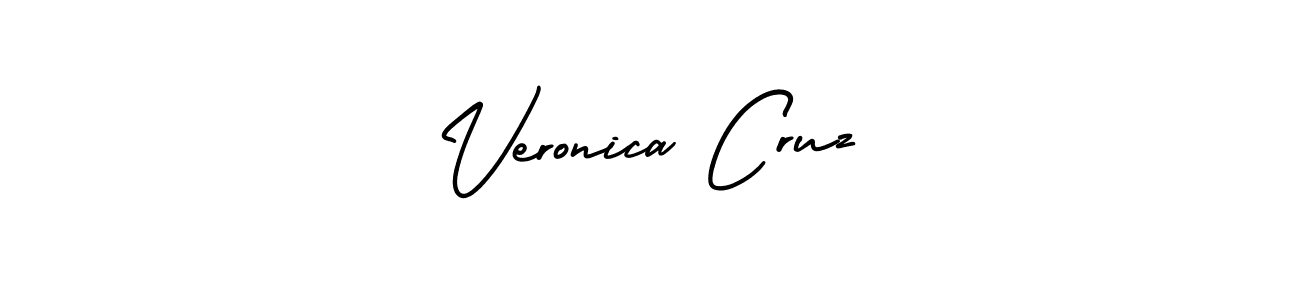 How to make Veronica Cruz name signature. Use AmerikaSignatureDemo-Regular style for creating short signs online. This is the latest handwritten sign. Veronica Cruz signature style 3 images and pictures png