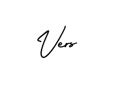 AmerikaSignatureDemo-Regular is a professional signature style that is perfect for those who want to add a touch of class to their signature. It is also a great choice for those who want to make their signature more unique. Get Vers name to fancy signature for free. Vers signature style 3 images and pictures png