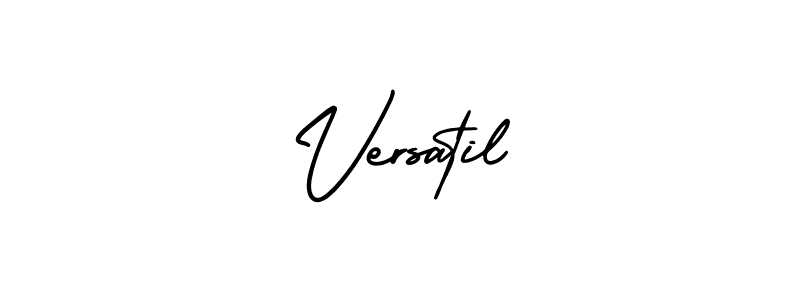 Create a beautiful signature design for name Versatil. With this signature (AmerikaSignatureDemo-Regular) fonts, you can make a handwritten signature for free. Versatil signature style 3 images and pictures png