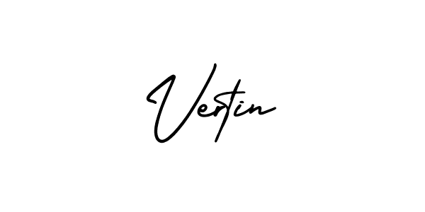 Make a beautiful signature design for name Vertin. Use this online signature maker to create a handwritten signature for free. Vertin signature style 3 images and pictures png