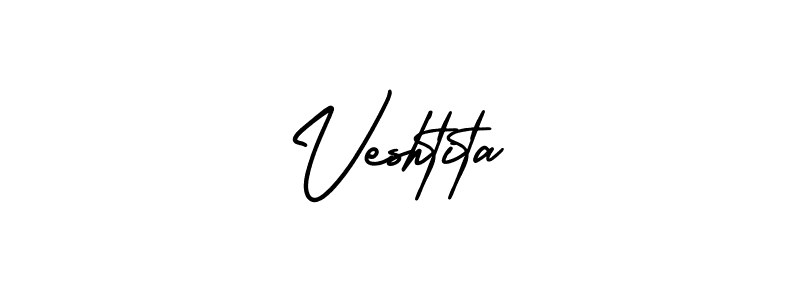Also You can easily find your signature by using the search form. We will create Veshtita name handwritten signature images for you free of cost using AmerikaSignatureDemo-Regular sign style. Veshtita signature style 3 images and pictures png