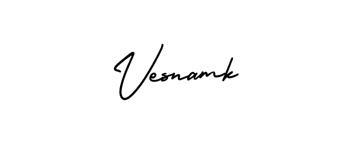 Also we have Vesnamk name is the best signature style. Create professional handwritten signature collection using AmerikaSignatureDemo-Regular autograph style. Vesnamk signature style 3 images and pictures png