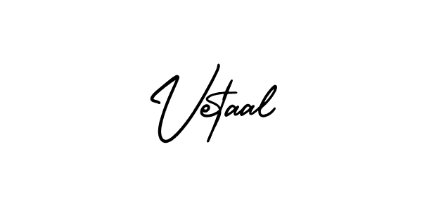 Vetaal stylish signature style. Best Handwritten Sign (AmerikaSignatureDemo-Regular) for my name. Handwritten Signature Collection Ideas for my name Vetaal. Vetaal signature style 3 images and pictures png