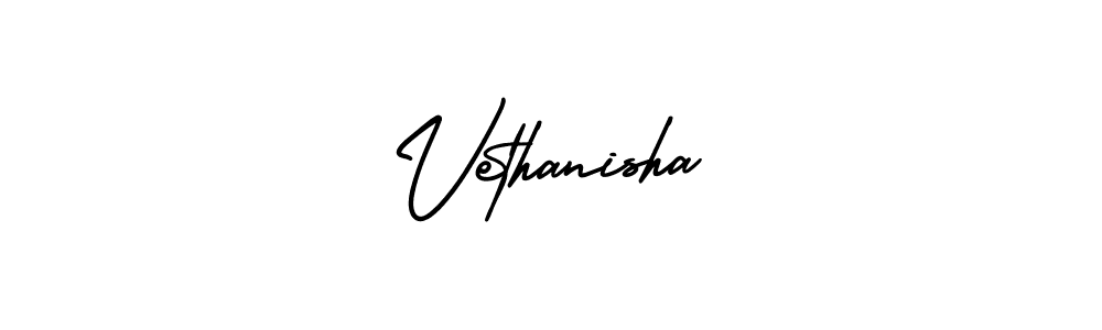 Also You can easily find your signature by using the search form. We will create Vethanisha name handwritten signature images for you free of cost using AmerikaSignatureDemo-Regular sign style. Vethanisha signature style 3 images and pictures png