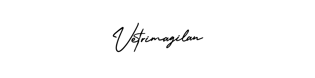 if you are searching for the best signature style for your name Vetrimagilan. so please give up your signature search. here we have designed multiple signature styles  using AmerikaSignatureDemo-Regular. Vetrimagilan signature style 3 images and pictures png