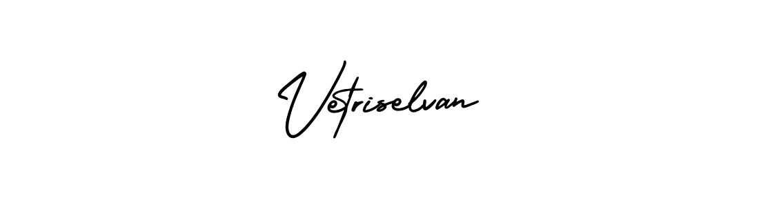 Best and Professional Signature Style for Vetriselvan. AmerikaSignatureDemo-Regular Best Signature Style Collection. Vetriselvan signature style 3 images and pictures png