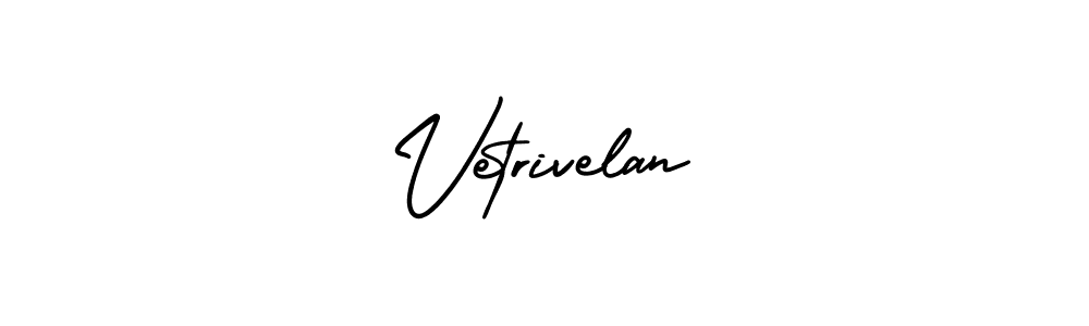 Design your own signature with our free online signature maker. With this signature software, you can create a handwritten (AmerikaSignatureDemo-Regular) signature for name Vetrivelan. Vetrivelan signature style 3 images and pictures png