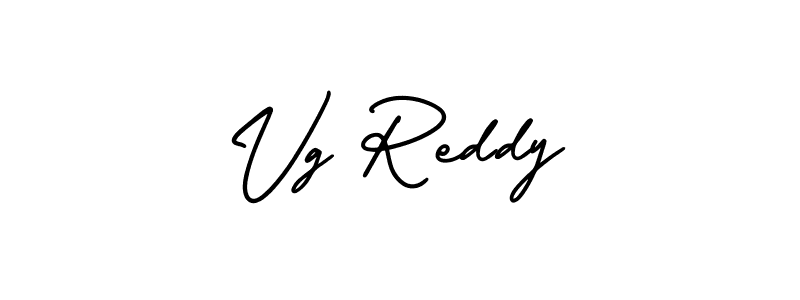 Design your own signature with our free online signature maker. With this signature software, you can create a handwritten (AmerikaSignatureDemo-Regular) signature for name Vg Reddy. Vg Reddy signature style 3 images and pictures png