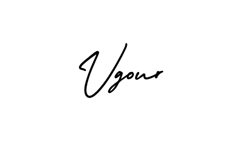 Best and Professional Signature Style for Vgour. AmerikaSignatureDemo-Regular Best Signature Style Collection. Vgour signature style 3 images and pictures png