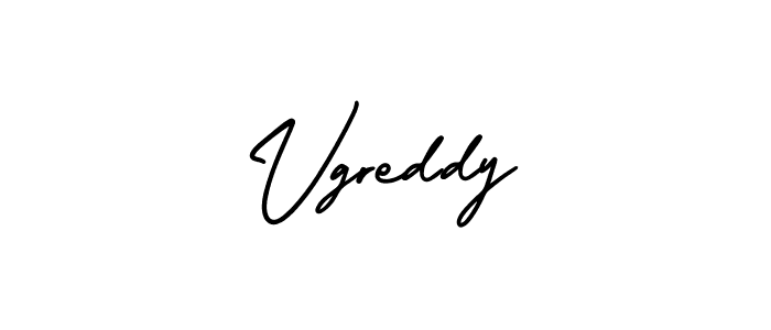 Create a beautiful signature design for name Vgreddy. With this signature (AmerikaSignatureDemo-Regular) fonts, you can make a handwritten signature for free. Vgreddy signature style 3 images and pictures png