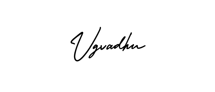 Use a signature maker to create a handwritten signature online. With this signature software, you can design (AmerikaSignatureDemo-Regular) your own signature for name Vgvadhu. Vgvadhu signature style 3 images and pictures png