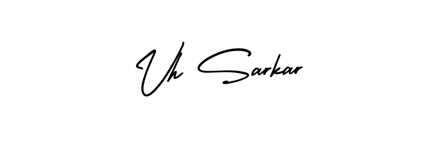 This is the best signature style for the Vh Sarkar name. Also you like these signature font (AmerikaSignatureDemo-Regular). Mix name signature. Vh Sarkar signature style 3 images and pictures png