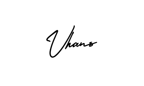 AmerikaSignatureDemo-Regular is a professional signature style that is perfect for those who want to add a touch of class to their signature. It is also a great choice for those who want to make their signature more unique. Get Vhans name to fancy signature for free. Vhans signature style 3 images and pictures png