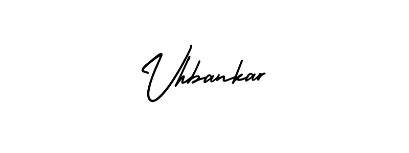 Design your own signature with our free online signature maker. With this signature software, you can create a handwritten (AmerikaSignatureDemo-Regular) signature for name Vhbankar. Vhbankar signature style 3 images and pictures png