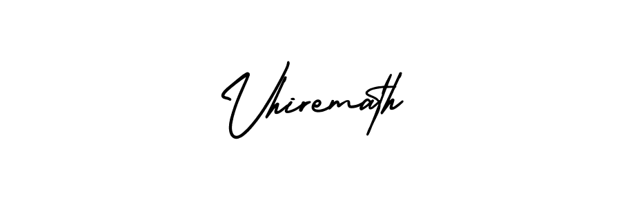 Also we have Vhiremath name is the best signature style. Create professional handwritten signature collection using AmerikaSignatureDemo-Regular autograph style. Vhiremath signature style 3 images and pictures png