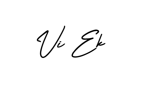 if you are searching for the best signature style for your name Vi Ek. so please give up your signature search. here we have designed multiple signature styles  using AmerikaSignatureDemo-Regular. Vi Ek signature style 3 images and pictures png