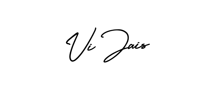 How to make Vi Jais signature? AmerikaSignatureDemo-Regular is a professional autograph style. Create handwritten signature for Vi Jais name. Vi Jais signature style 3 images and pictures png