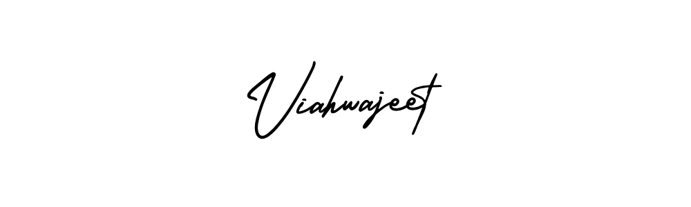 This is the best signature style for the Viahwajeet name. Also you like these signature font (AmerikaSignatureDemo-Regular). Mix name signature. Viahwajeet signature style 3 images and pictures png