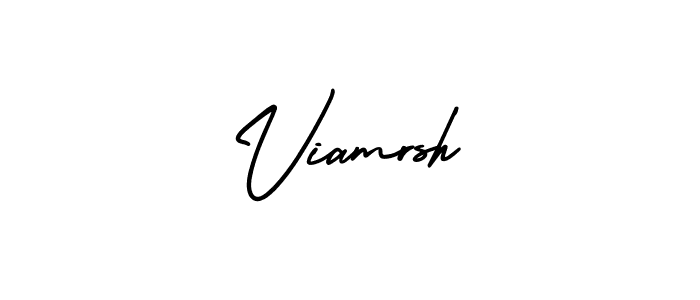 This is the best signature style for the Viamrsh name. Also you like these signature font (AmerikaSignatureDemo-Regular). Mix name signature. Viamrsh signature style 3 images and pictures png