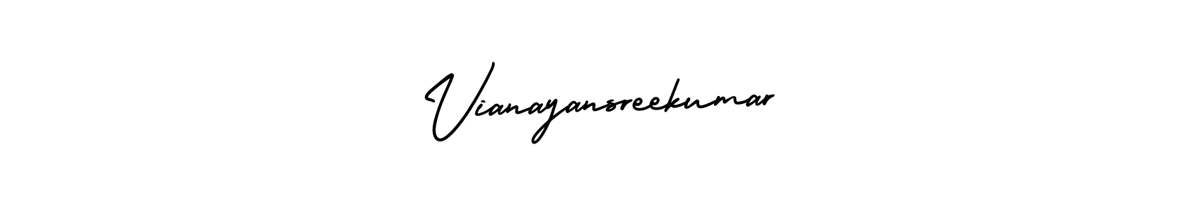 Vianayansreekumar stylish signature style. Best Handwritten Sign (AmerikaSignatureDemo-Regular) for my name. Handwritten Signature Collection Ideas for my name Vianayansreekumar. Vianayansreekumar signature style 3 images and pictures png