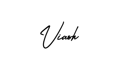 Make a beautiful signature design for name Viash. With this signature (AmerikaSignatureDemo-Regular) style, you can create a handwritten signature for free. Viash signature style 3 images and pictures png