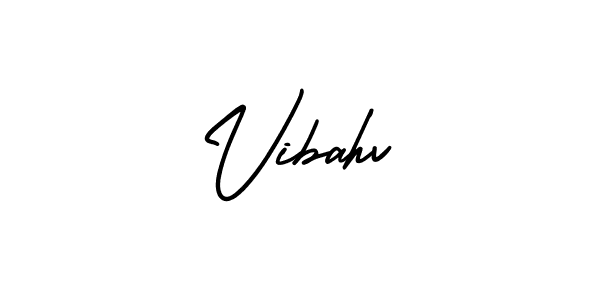 Design your own signature with our free online signature maker. With this signature software, you can create a handwritten (AmerikaSignatureDemo-Regular) signature for name Vibahv. Vibahv signature style 3 images and pictures png