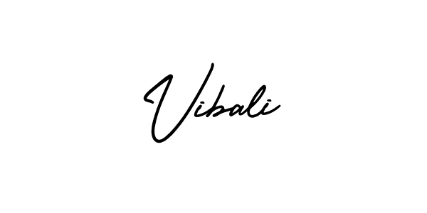 AmerikaSignatureDemo-Regular is a professional signature style that is perfect for those who want to add a touch of class to their signature. It is also a great choice for those who want to make their signature more unique. Get Vibali name to fancy signature for free. Vibali signature style 3 images and pictures png