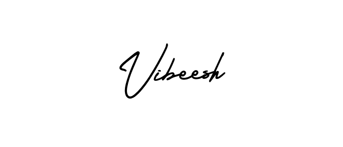 Create a beautiful signature design for name Vibeesh. With this signature (AmerikaSignatureDemo-Regular) fonts, you can make a handwritten signature for free. Vibeesh signature style 3 images and pictures png