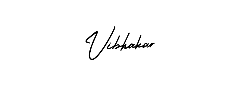 AmerikaSignatureDemo-Regular is a professional signature style that is perfect for those who want to add a touch of class to their signature. It is also a great choice for those who want to make their signature more unique. Get Vibhakar name to fancy signature for free. Vibhakar signature style 3 images and pictures png