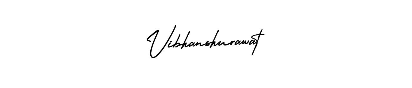 Make a beautiful signature design for name Vibhanshurawat. With this signature (AmerikaSignatureDemo-Regular) style, you can create a handwritten signature for free. Vibhanshurawat signature style 3 images and pictures png