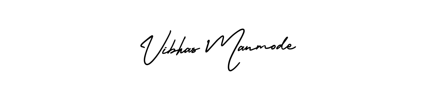 How to make Vibhas Manmode signature? AmerikaSignatureDemo-Regular is a professional autograph style. Create handwritten signature for Vibhas Manmode name. Vibhas Manmode signature style 3 images and pictures png