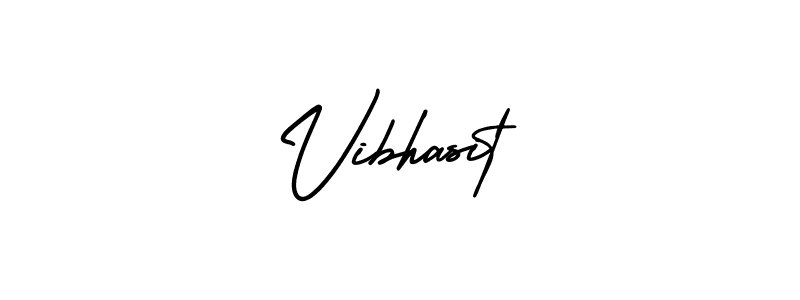 Create a beautiful signature design for name Vibhasit. With this signature (AmerikaSignatureDemo-Regular) fonts, you can make a handwritten signature for free. Vibhasit signature style 3 images and pictures png