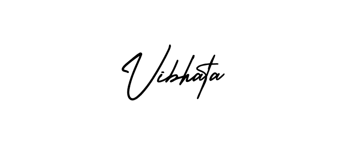 Also we have Vibhata name is the best signature style. Create professional handwritten signature collection using AmerikaSignatureDemo-Regular autograph style. Vibhata signature style 3 images and pictures png