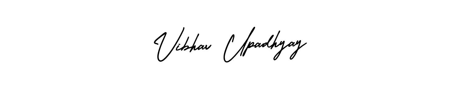 Make a short Vibhav Upadhyay signature style. Manage your documents anywhere anytime using AmerikaSignatureDemo-Regular. Create and add eSignatures, submit forms, share and send files easily. Vibhav Upadhyay signature style 3 images and pictures png