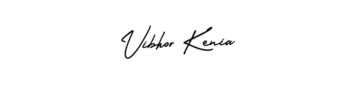 How to Draw Vibhor Kenia signature style? AmerikaSignatureDemo-Regular is a latest design signature styles for name Vibhor Kenia. Vibhor Kenia signature style 3 images and pictures png