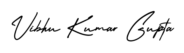 Discover the perfect balance of readability and style for Vibhu Kumar Gupta with AmerikaSignatureDemo-Regular font. Create your dream signature today. Vibhu Kumar Gupta signature style 3 images and pictures png
