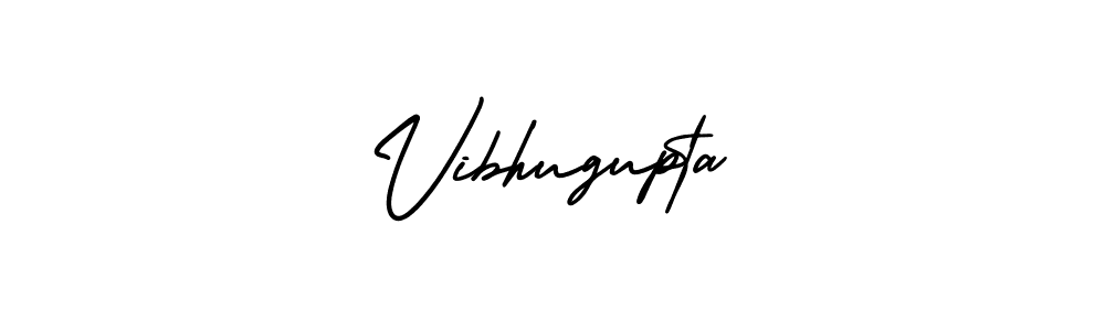 You should practise on your own different ways (AmerikaSignatureDemo-Regular) to write your name (Vibhugupta) in signature. don't let someone else do it for you. Vibhugupta signature style 3 images and pictures png