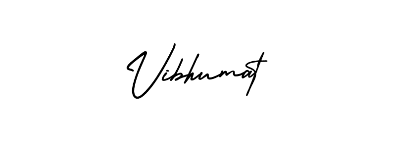 Make a beautiful signature design for name Vibhumat. Use this online signature maker to create a handwritten signature for free. Vibhumat signature style 3 images and pictures png