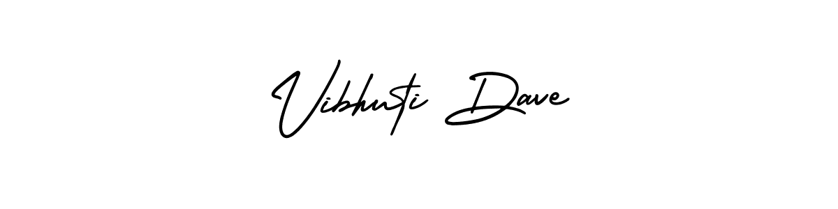 Use a signature maker to create a handwritten signature online. With this signature software, you can design (AmerikaSignatureDemo-Regular) your own signature for name Vibhuti Dave. Vibhuti Dave signature style 3 images and pictures png