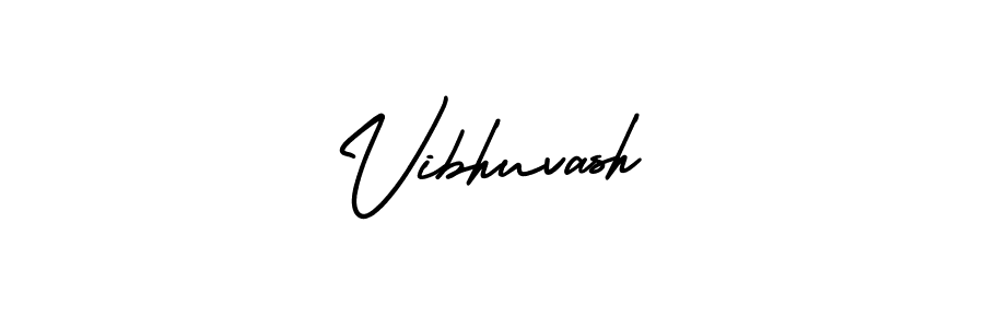 How to make Vibhuvash signature? AmerikaSignatureDemo-Regular is a professional autograph style. Create handwritten signature for Vibhuvash name. Vibhuvash signature style 3 images and pictures png