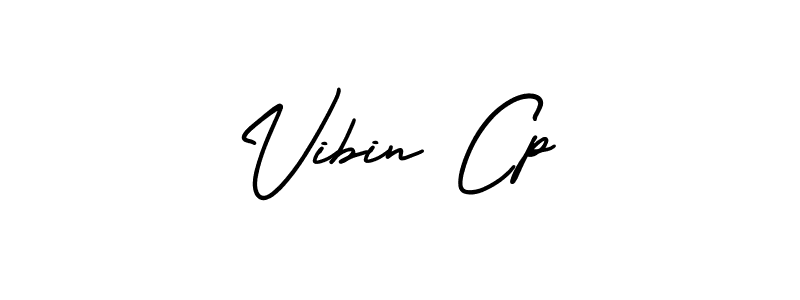 if you are searching for the best signature style for your name Vibin Cp. so please give up your signature search. here we have designed multiple signature styles  using AmerikaSignatureDemo-Regular. Vibin Cp signature style 3 images and pictures png