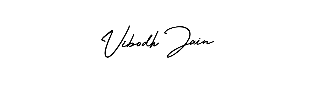 AmerikaSignatureDemo-Regular is a professional signature style that is perfect for those who want to add a touch of class to their signature. It is also a great choice for those who want to make their signature more unique. Get Vibodh Jain name to fancy signature for free. Vibodh Jain signature style 3 images and pictures png