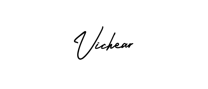 if you are searching for the best signature style for your name Vichear. so please give up your signature search. here we have designed multiple signature styles  using AmerikaSignatureDemo-Regular. Vichear signature style 3 images and pictures png