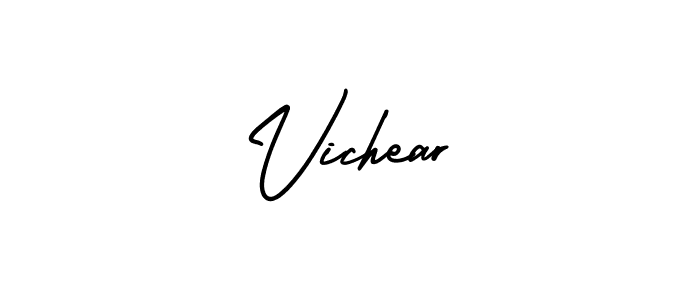 Best and Professional Signature Style for Vichear. AmerikaSignatureDemo-Regular Best Signature Style Collection. Vichear signature style 3 images and pictures png