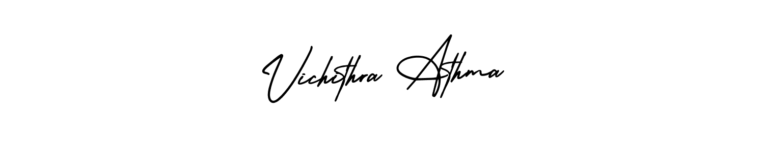Make a beautiful signature design for name Vichithra Athma. Use this online signature maker to create a handwritten signature for free. Vichithra Athma signature style 3 images and pictures png