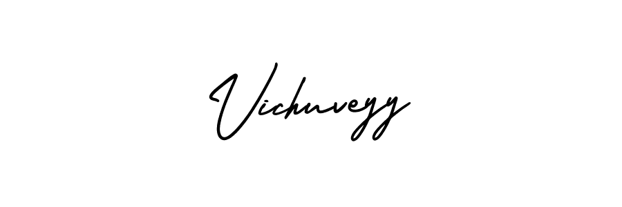 Similarly AmerikaSignatureDemo-Regular is the best handwritten signature design. Signature creator online .You can use it as an online autograph creator for name Vichuveyy. Vichuveyy signature style 3 images and pictures png