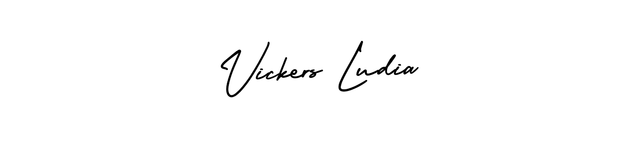 Make a beautiful signature design for name Vickers Ludia. Use this online signature maker to create a handwritten signature for free. Vickers Ludia signature style 3 images and pictures png