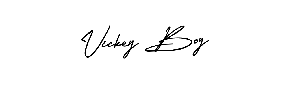You can use this online signature creator to create a handwritten signature for the name Vickey Boy. This is the best online autograph maker. Vickey Boy signature style 3 images and pictures png