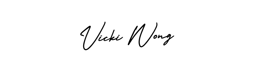 Also we have Vicki Wong name is the best signature style. Create professional handwritten signature collection using AmerikaSignatureDemo-Regular autograph style. Vicki Wong signature style 3 images and pictures png